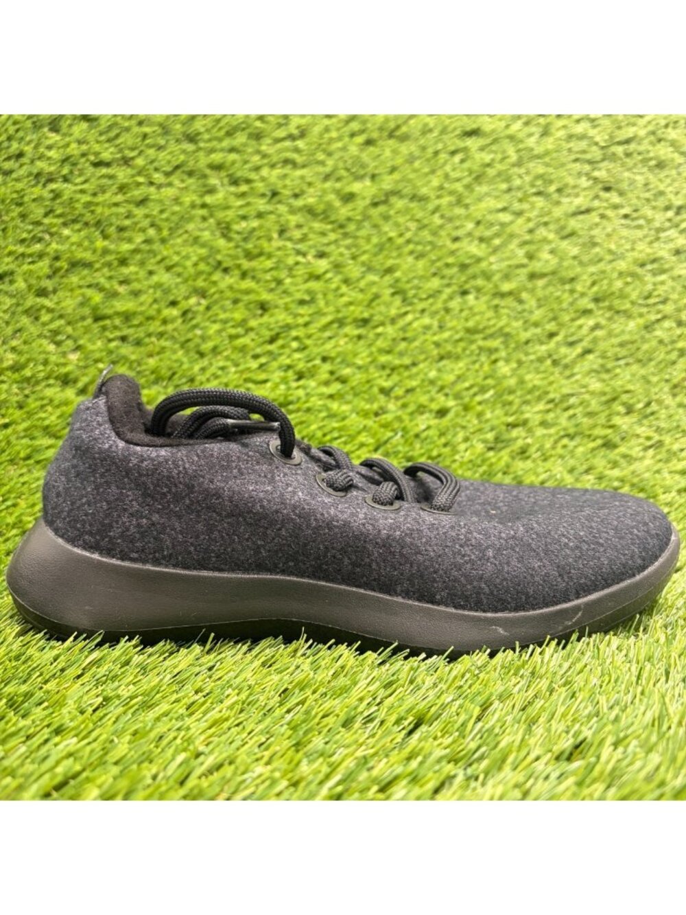 Allbirds Wool Runners Mizzles Women Size 7 Black Athletic Walking Shoes Sneakers